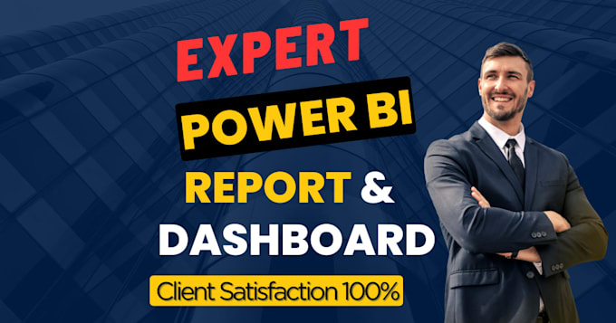 Gig Preview - Create custom power bi report, dashboard creation and data analyst