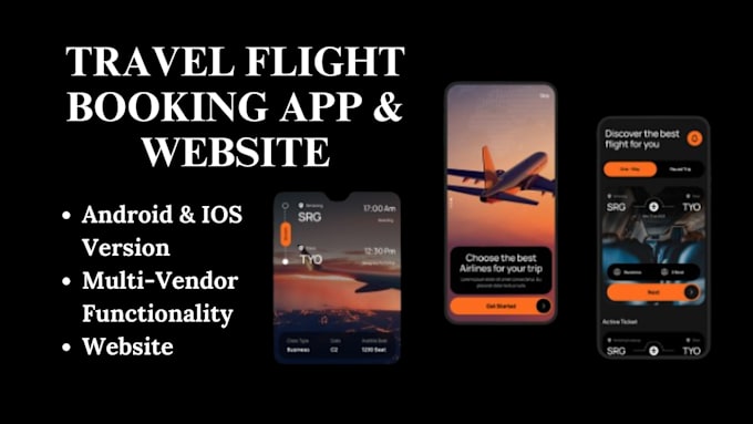 Gig Preview - Develop travel airline app booking app hotel booking app travel ticket booking