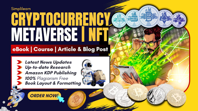 Gig Preview - Write cryptocurrency, metaverse, nft, web, ebook and article