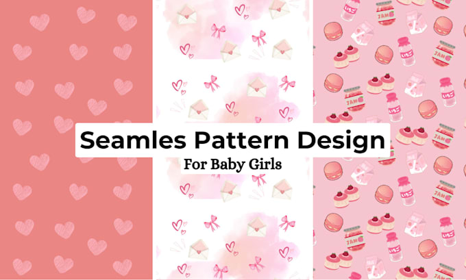 Gig Preview - Design modern seamless pattern for kids