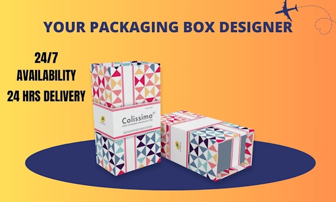 Gig Preview - Design shopify subscription box mailer box packaging product box shipping box