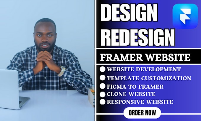 Gig Preview - Framer website framer website design framer landing page figma to framer wix