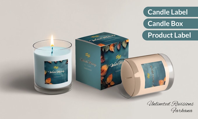 Gig Preview - Design custom candle logo, candle label and product label within 24 hrs