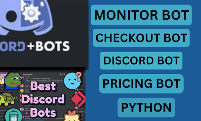 Gig Preview - Fix your discord server and make custom discord bots for you