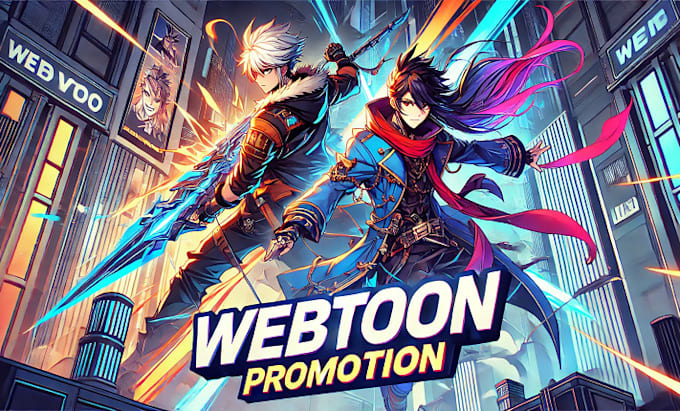 Gig Preview - Promote your webtoon comics tapas manga to increase visibility