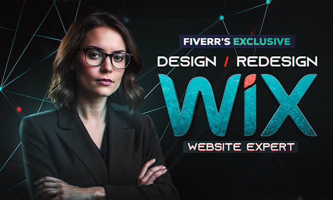 Gig Preview - Design wix business website, build wix website or redesign wix website