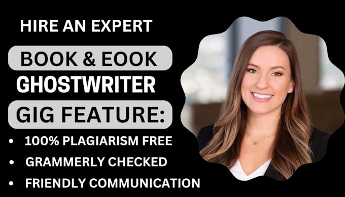 Gig Preview - Ghostwrite your digital marketing ebook writing,  ghostwriting or lead magnet