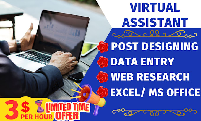 Bestseller - virtual assistant reliable dedicated for data entry web research admin tasks