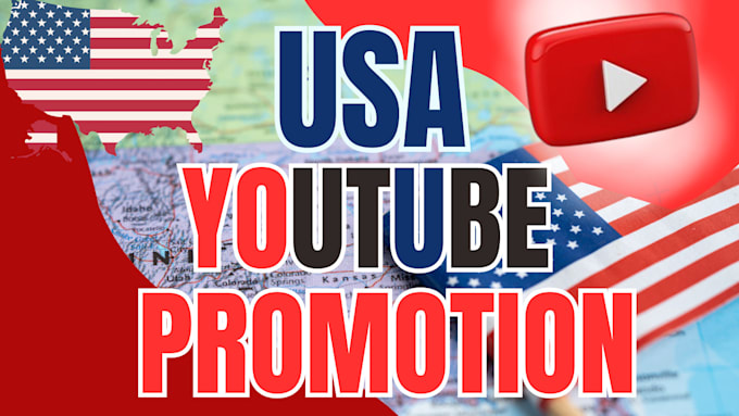 Gig Preview - Do USA youtube promotion USA video promotion to USA real and active audience