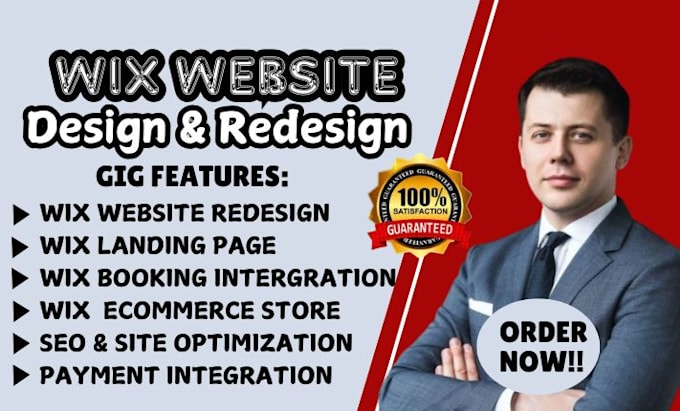 Gig Preview - Do wix website design wix redesign wix website design wix redesign wix studio