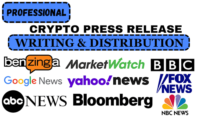 Gig Preview - Do press release, press release distribution, crypto press release, submit pr