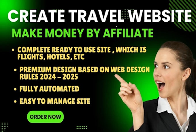 Bestseller - create a travel affiliate responsive website for the agency or travel blog