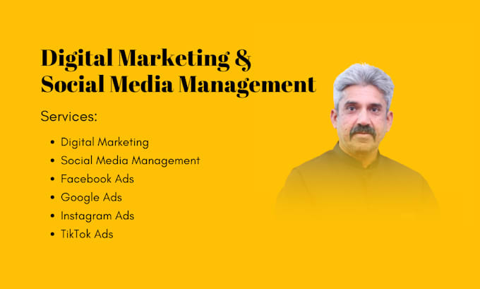 Gig Preview - Do complete digital marketing, google ads, facebook ads social media management