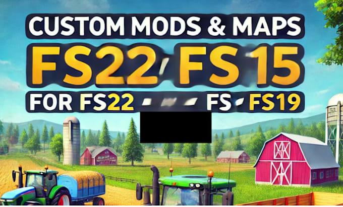 Gig Preview - Convert and build custom mod, farm map, truck, trailers for fs22 fs25 fs19