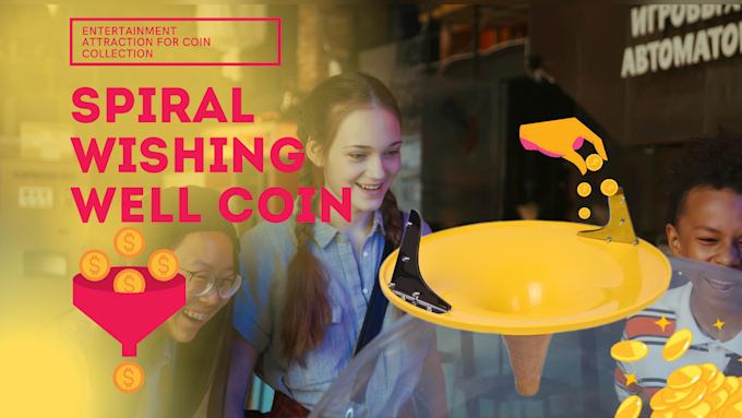 Gig Preview - Spiral wishing well coin spinning fund raising funnels