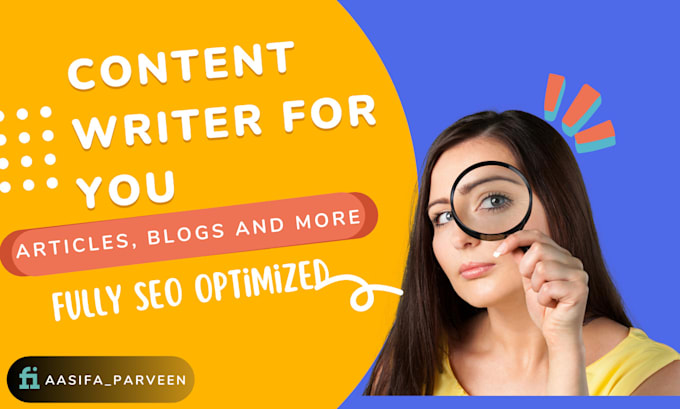 Gig Preview - Be your SEO content writer and blog writer