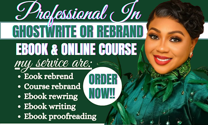 Gig Preview - Create ebook online course, digital marketing, business ebook, ebook rebranding