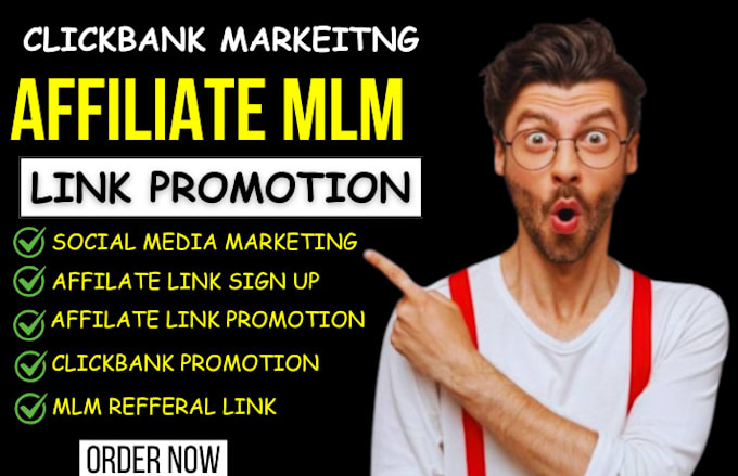 Gig Preview - Do affiliate link sign up USA MLM leads referral forex