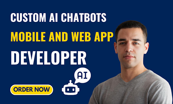 Gig Preview - Develop ai software, ai web application, ai saas, ai chatbot, custom gpt