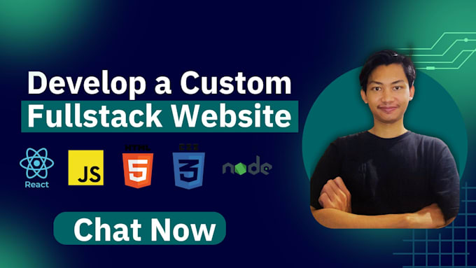 Gig Preview - Design and develop a custom fullstack website from scratch