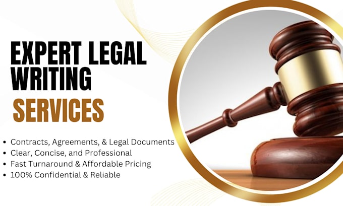 Gig Preview - Conduct legal research, write articles and contracts agreement