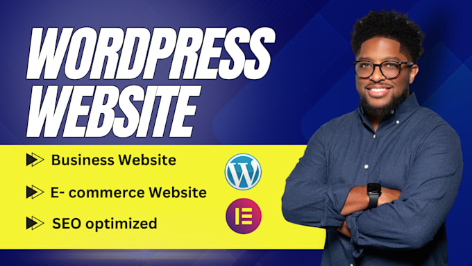 Gig Preview - Create wordpress website design and redesign websites using elementor pro