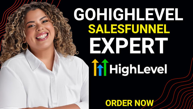 Gig Preview - Do gohighlevel salesfunnel, go high level website as gohighlevel expert