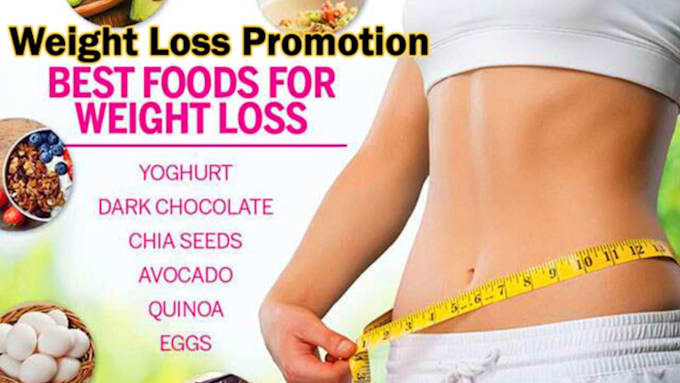 Gig Preview - Do weight loss promotion, weight fitness ,health fitness promotion