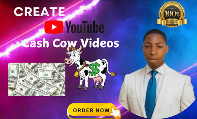 Bestseller - create automated cashcow videos, cash cow youtube, cash cow channel, cash cow