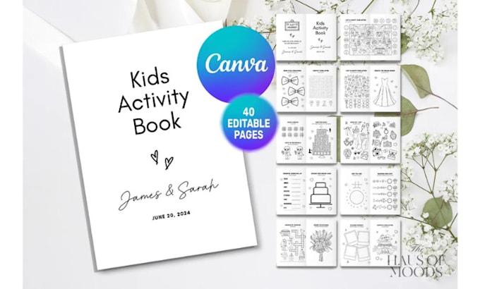 Gig Preview - Create bold and easy adult coloring book workbook kids activity fun pages