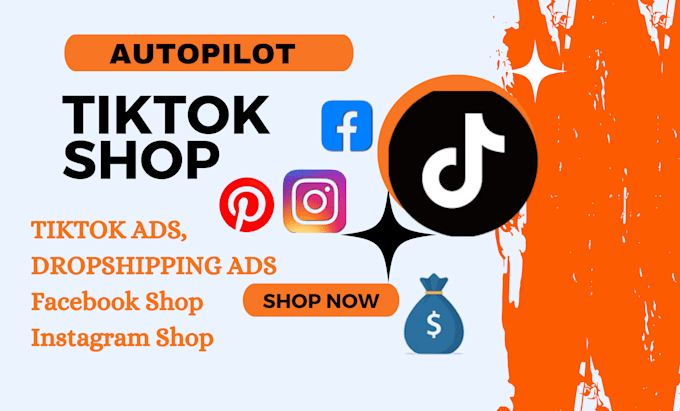 Gig Preview - Set up tiktok shop, facebook, instagram, dropshiping ads to boost sales