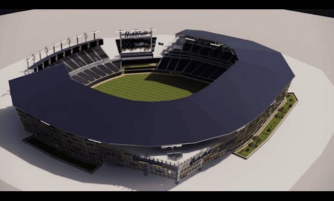 Gig Preview - Do realistic 3d stadium design , 3d stadium modeling and 3d stadium animation