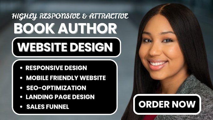 Bestseller - design book author website ebook website audiobooks author website book website