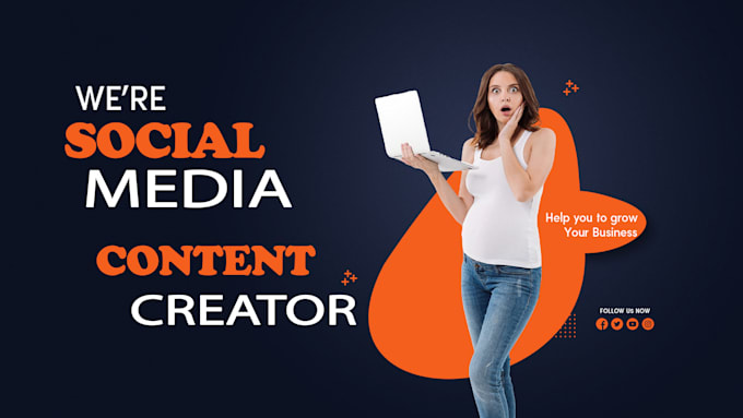 Gig Preview - Create a social media content related to your business