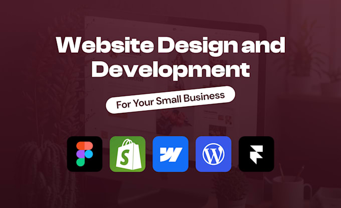 Gig Preview - Do website design and development for your small business