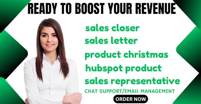 Gig Preview - Be your hubspot  product sales closer charismas hot sales management sales pitch