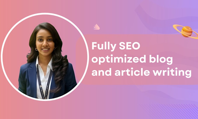 Gig Preview - Write blog posts and SEO optimized content for your brand