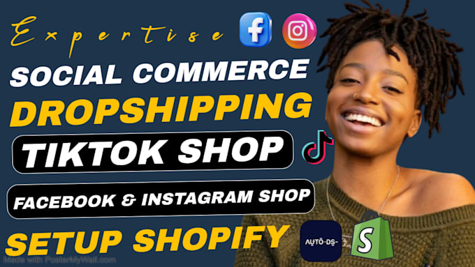 Gig Preview - Setup and mange tiktok shop dropshipping, facebook shop, and boost shopify sales