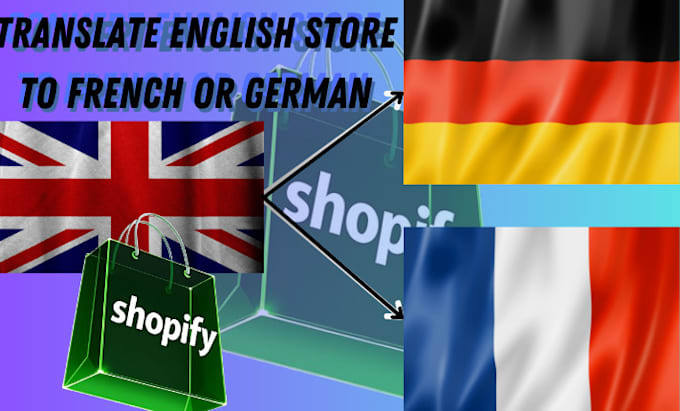 Bestseller - translate your shopify store from english to french or germany