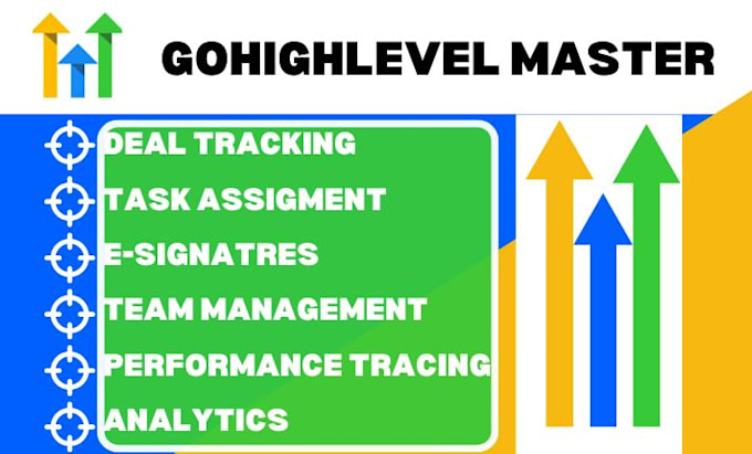 Gig Preview - Setup gohighlevel deal tracking performance tracking task assignment esignatures