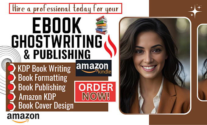 Gig Preview - Be your ebook ghostwriter, 30k ebook writing, amazon kdp, book formatting