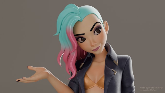 Gig Preview - Do stunning 3d character animation video,3d character modeling, character design