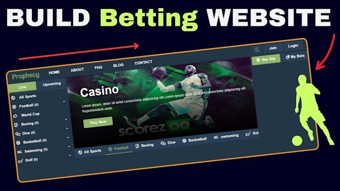 Gig Preview - Develop bet website, sport bet website and sport bet app