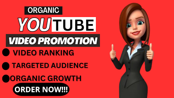 Gig Preview - Do USA youtube video promotion and UK music video promotion and grow channel