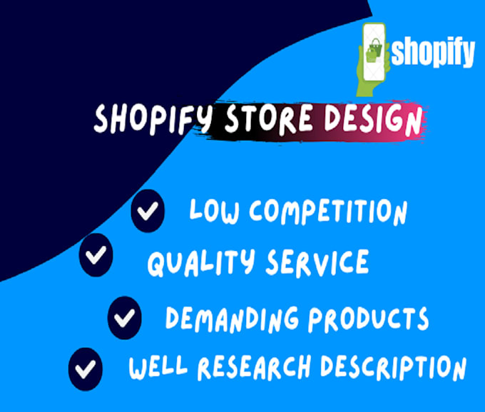 Gig Preview - Do shopify website design and redesign or customization