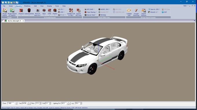 Gig Preview - Create a custom 3d car model, truck model, for printing, animation and gaming