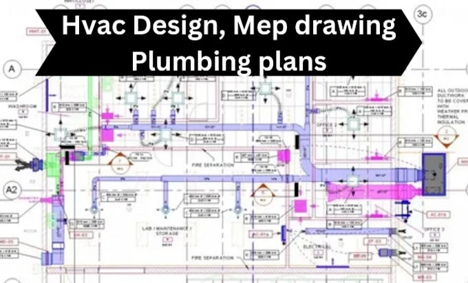 Gig Preview - Design hvac, electrical, plumbing plan, and city permit plans