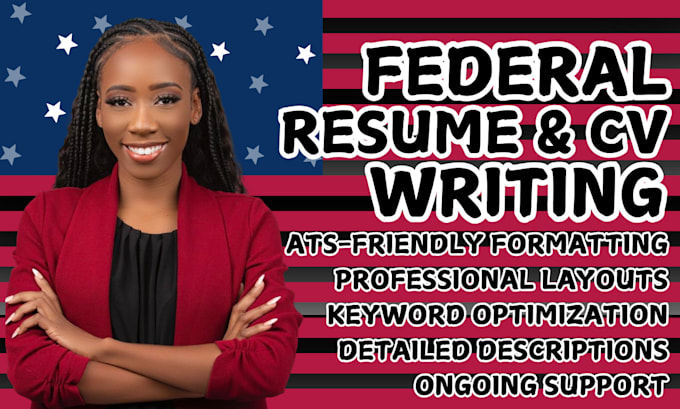 Gig Preview - Federal resume writing usajobs resume federal CV writing federal resume expert