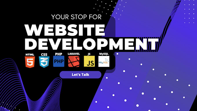 Bestseller - do full stack website development for you using laravel, PHP