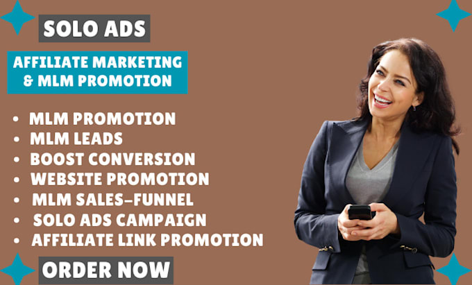 Gig Preview - Do solo ads affiliate link promotion, usa sign up campaign, mlm leads generation